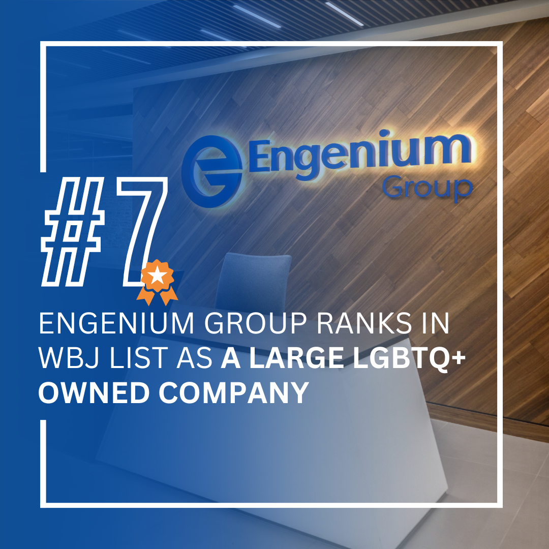 Engenium Group Recognized in Washington Business Journal’s List of Largest LGBTQ-Owned Companies in Greater Washington