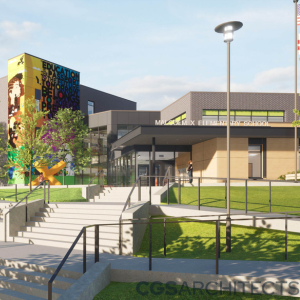 Malcolm X at Green Elementary School Modernization