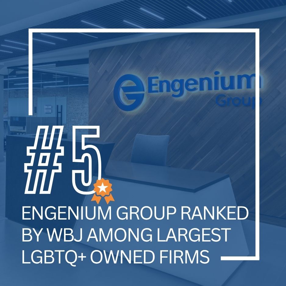Engenium Group Ranked #5 Among Largest LGBTQ+-Owned Companies in Greater Washington