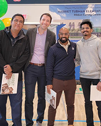 Jonathan Chris Rafid Avishkar at Tubman Ribbon Cutting
